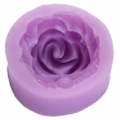 單孔 立體 1朵 小玫瑰 翻糖蛋糕模 巧克力模 烘焙液态硅胶 皂中皂