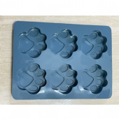 6孔模具 矽膠模具 腳掌模具 矽膠皂模 手工皂模具 果凍模具 巧克力模具 貓爪模具 熊掌模具