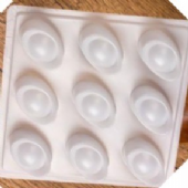 9孔 元寶 食品PP材質 模具 PP塑膠 糕點 果凍 巧克力模具