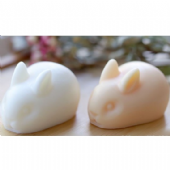 6孔小白兔模具 兔子模具 矽膠模具 手工皂模具 蠟燭模具 DIY模具 巧克力模具 小白兔